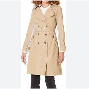 Thakoon Collective Carmel Striped Trench Coat Size 4